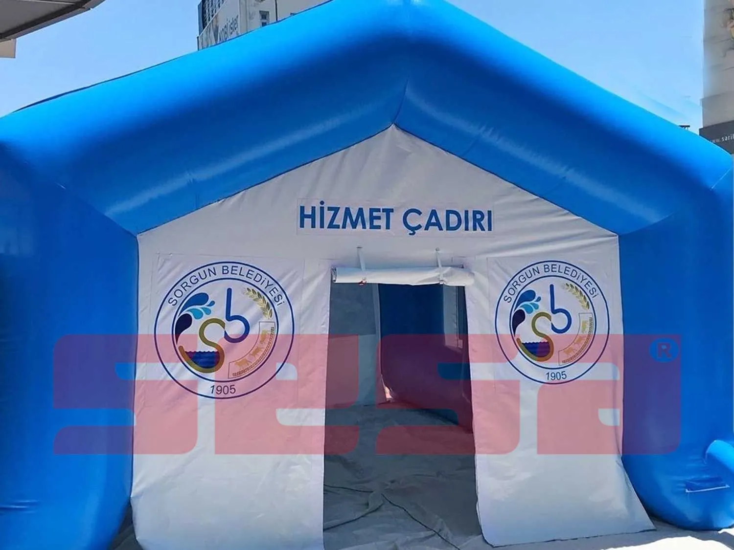 ŞİŞME ÇADIR / INFLATABLE TENT / SESA TENTE ÇADIR